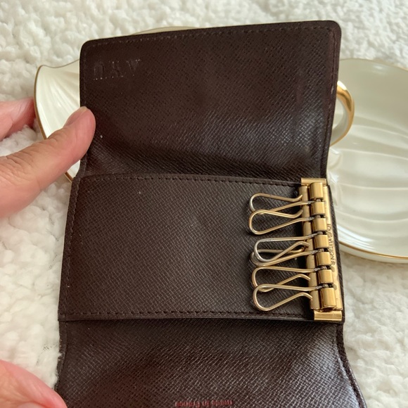 Louis Vuitton 6 Key Holder Damier Ebene Canvas Brown - Authentic Pre-Owned - Picture 2 of 10